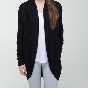 Lululemon black sweater- cocoon-like style